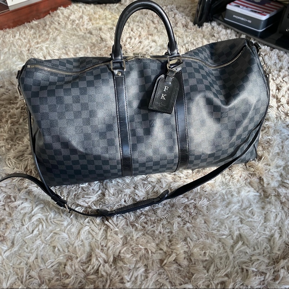Authentic LV Keepall Bandouliere 55 🖤